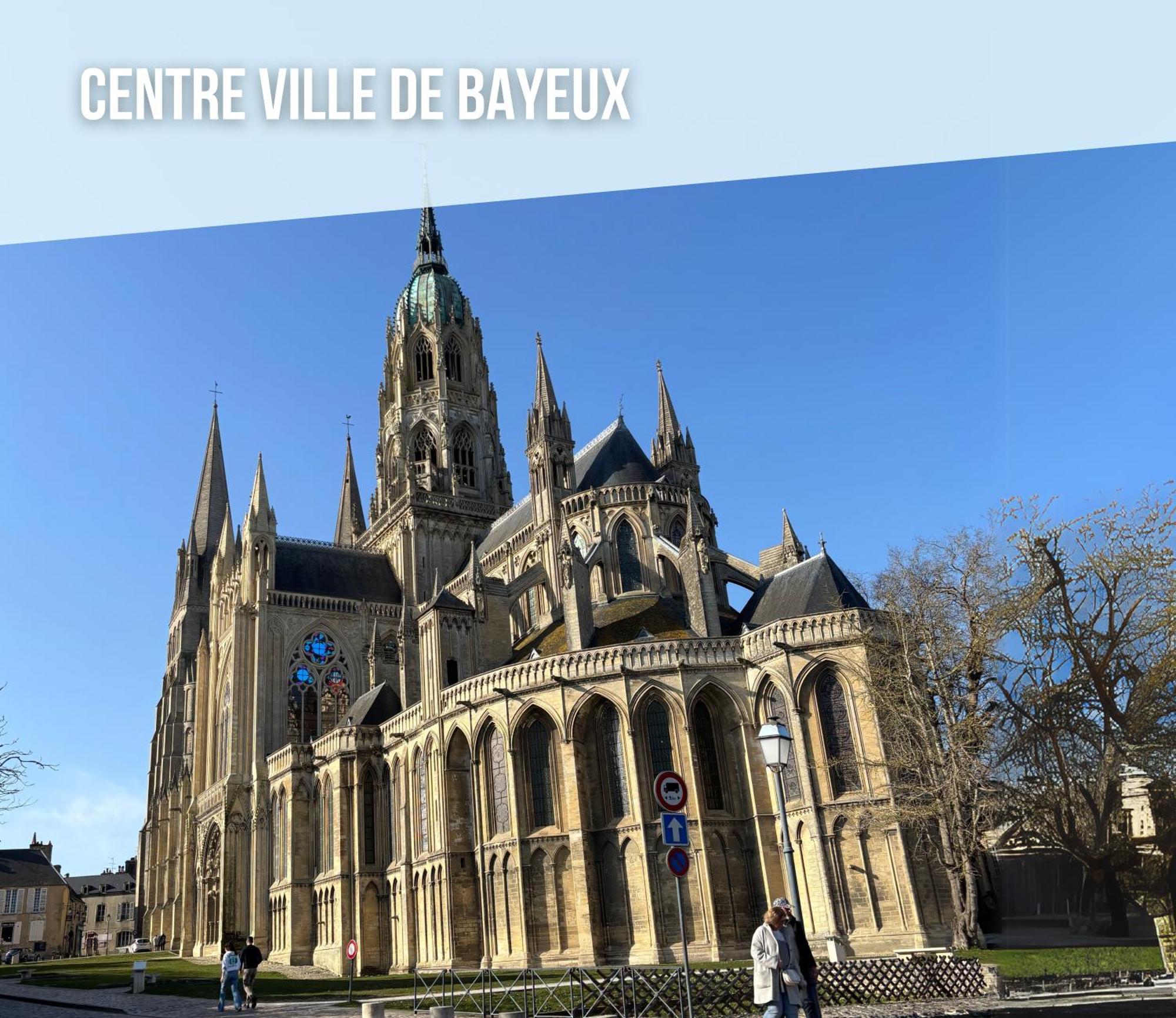 Les Combles De L Aure Grand Studio Cosy Confortable Classe 3 Etoiles Centre Bayeux 2 Mn A Pied Cathedrale Proche Plages Du Debarquement Exteriör bild